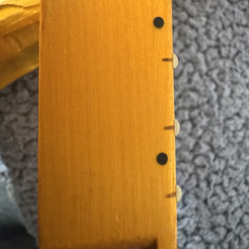 Stratocaster guitar neck new Canadian maple yellow Vnexk