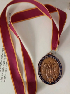 Religious commemorative medal of Ecumenical Patriarchate like new