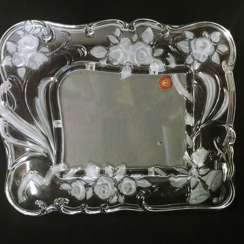 Walther Glass Victorian Collection glass photo frame new 31×38 cm