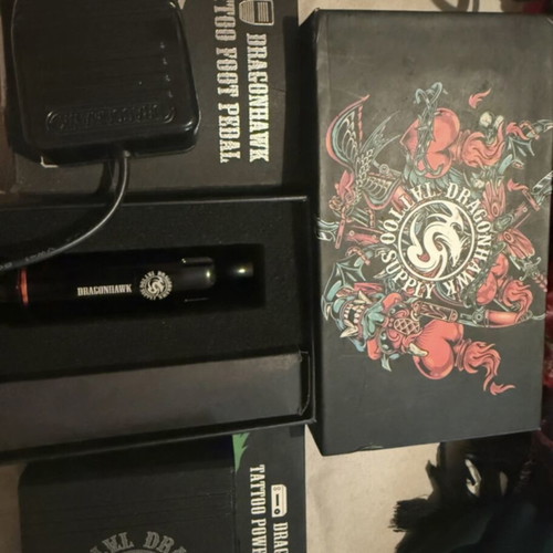 DragonHawk tattoo kit like new
