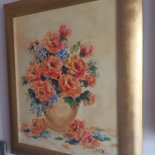 M. Kotti oil painting in frame 61.5x51.5 cm