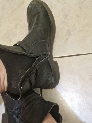 A To Z Greek black boots size 39.5