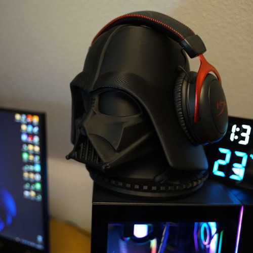 3D Printed Darth Vader Headphone Stand new, Star Wars holder