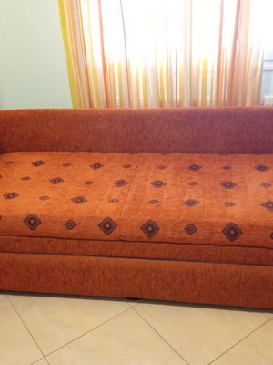 Sofa bed with mechanism in like new condition