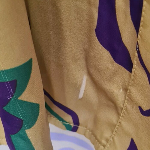 New Age women's shirt like new, olive with silk look