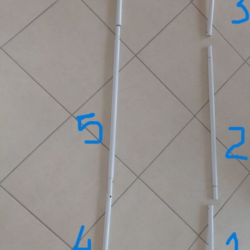 Bed Safety Rail used, blue 150cm x 40cm