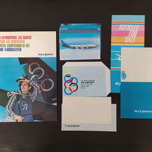 Magazine "Your Air Companion" Olympic Airways 1979 like new