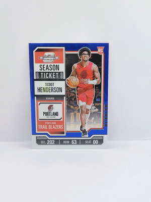 Panini Contenders Optic Scoot Henderson Rookie