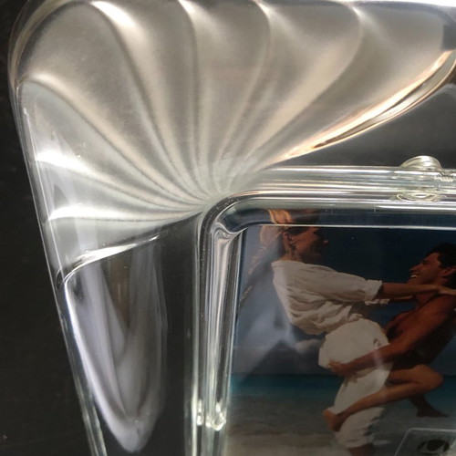 Crystal embossed large photo frame from Germany unused