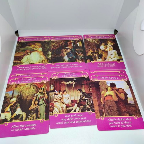 Romance Angels Oracle Cards by Doreen Virtue like new, English edition