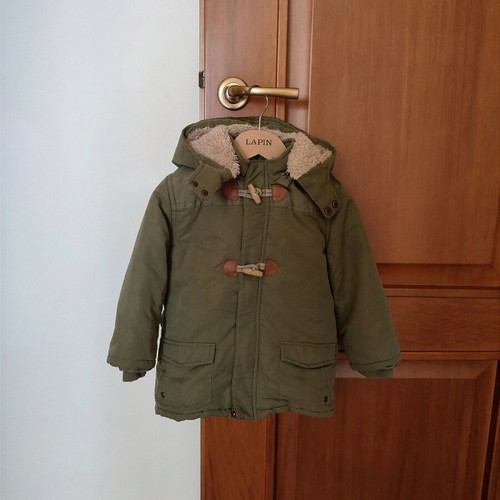 Mayoral winter jacket used for 24-month-old boy in green olive
