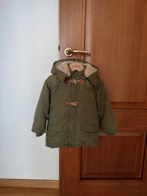 Mayoral winter jacket used for 24-month-old boy in green olive