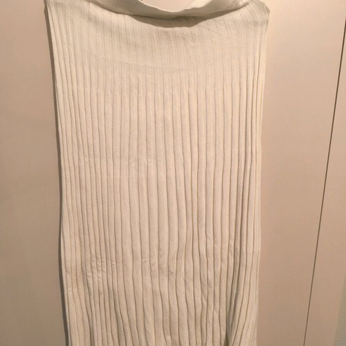 Only midi elastic cream skirt new, size L