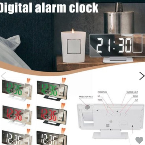 Digital led clock alarm