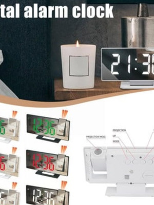 Digital led clock alarm