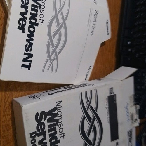 Windows NT server Microsoft documentation 3 books used