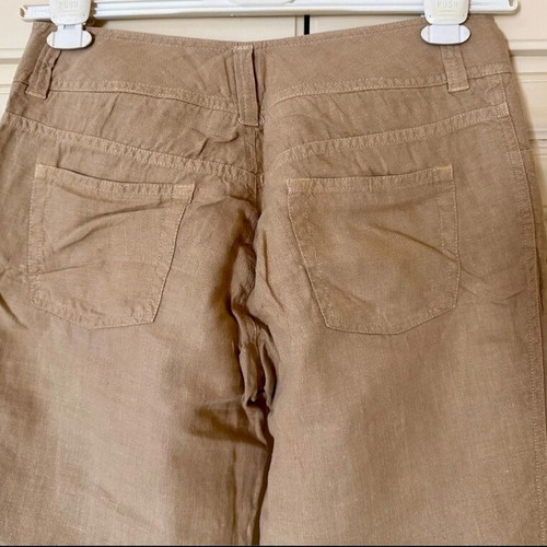 Massimo Dutti linen pants medium beige like new
