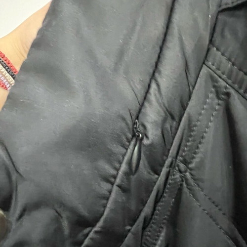 Lynne jacket quilted like new, black with gold details