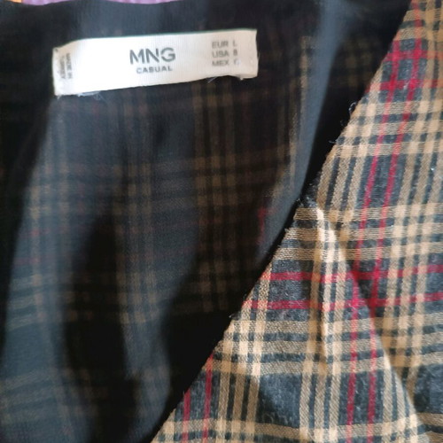 Mango dress large brown like new