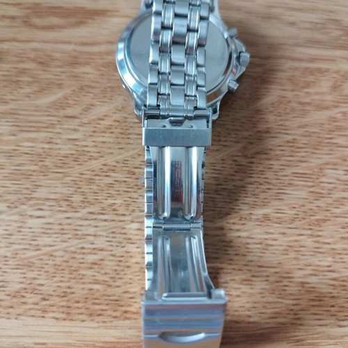 Swiss Military wristwatch 1515.9 like new, waterproof, steel with chronograph