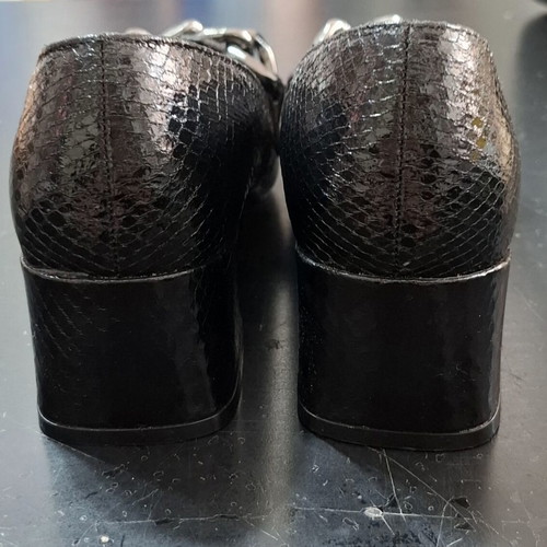 Miss NV Croco Women's Pumps Size 36 New Black