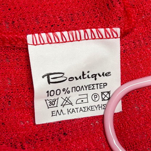 Women's Sleeveless Cardigan Watermelon like new, red, one size