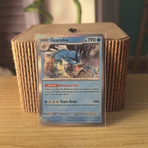 Gyarados Pokemon card in excellent condition