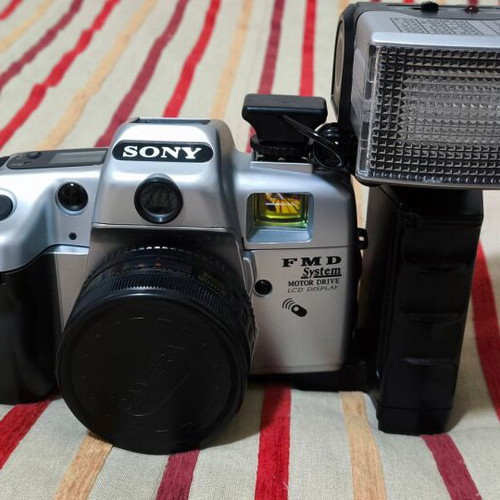 Vintage Sony FMD System Motor Drive LCD Display camera used with film