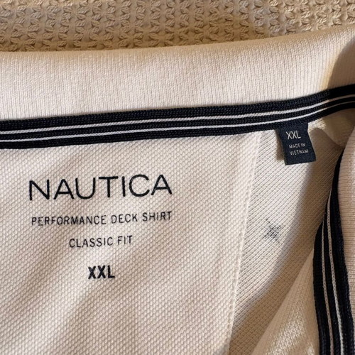 Polo shirt Nautica 2XL white like new