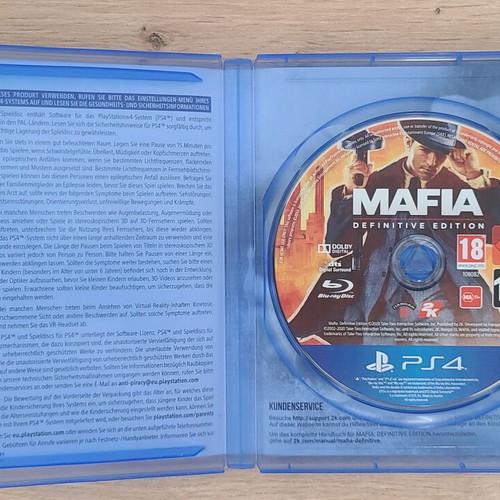 Mafia Definitive Edition PlayStation 4 like new