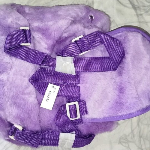 Purple backpack bag new