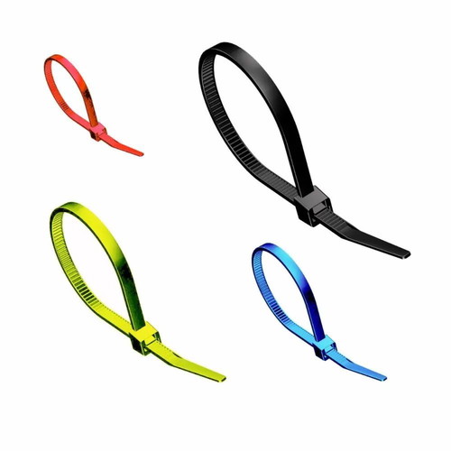 Cable ties new, 4 sizes, pack of 100