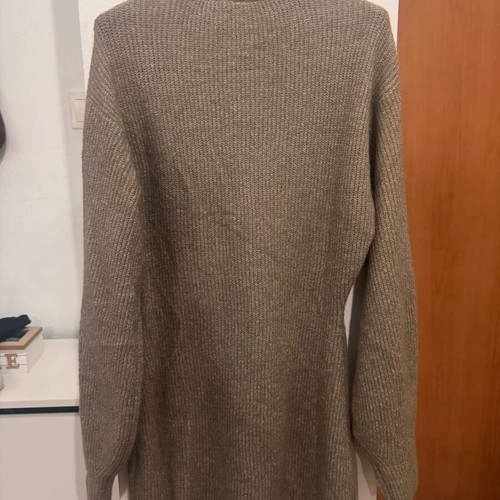 H&M knitted dress like new, beige, size Large