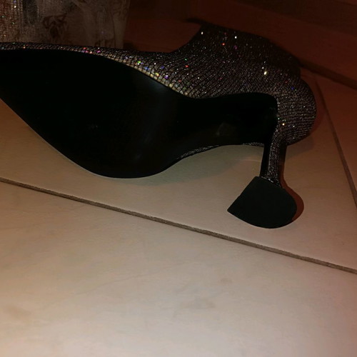 Public Desire ankle boots silver new, size 39