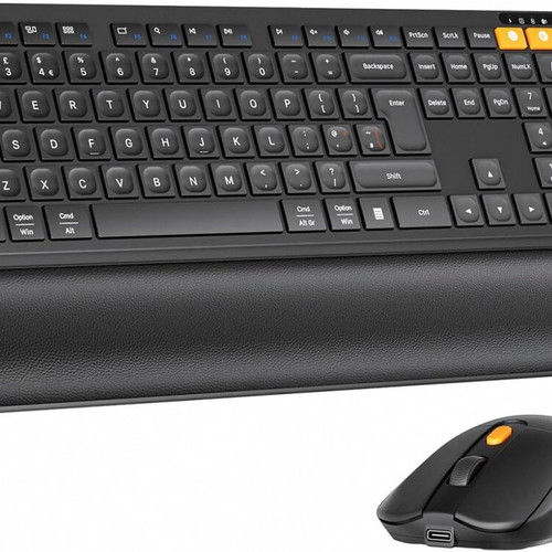 ProtoArc Bluetooth Wireless Keyboard and Mouse Rechargeable QWERTZ Layout