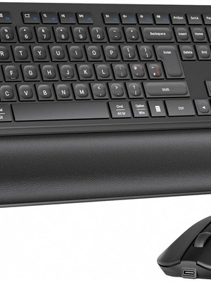 ProtoArc Bluetooth Wireless Keyboard and Mouse Rechargeable QWERTZ Layout