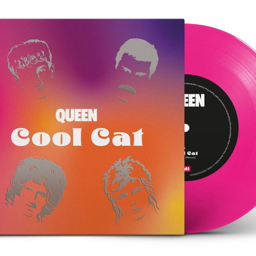 Queen Cool Cat limited edition 7" pink vinyl new