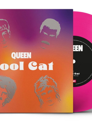 Queen Cool Cat limited edition 7" pink vinyl new