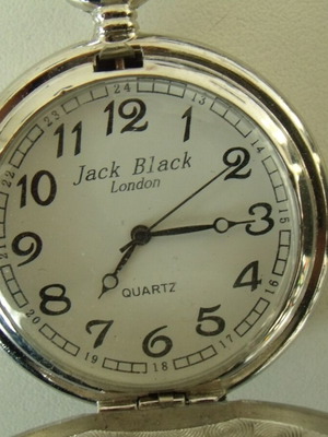Jack Black London pocket watch like new, quartz mechanism