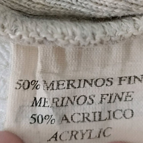 Hamilton Classics men's wool sweater like new, size large, gray-beige