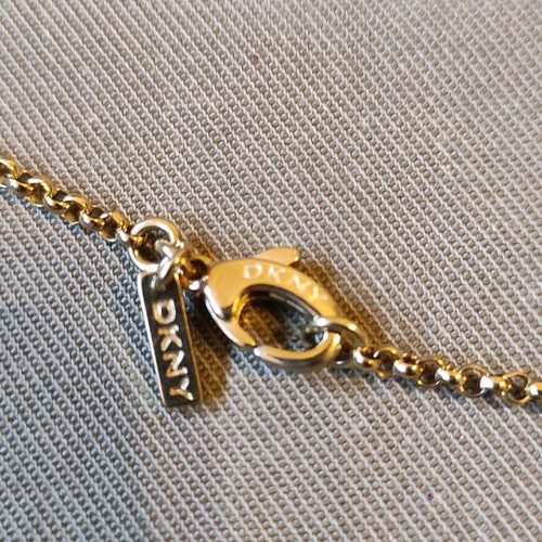 DKNY necklace chain new, gold color