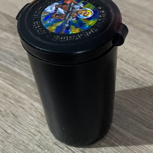 Plastic box with caps used