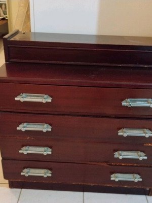 Wooden vintage drawer used