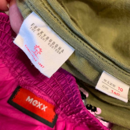 Mexx skirt and Funky Buddha blouse set like new, size 8
