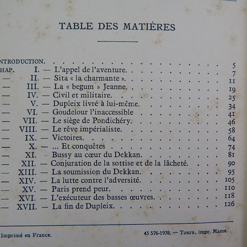 John Charpentier Dupleix et l'Empire des Indes used French book