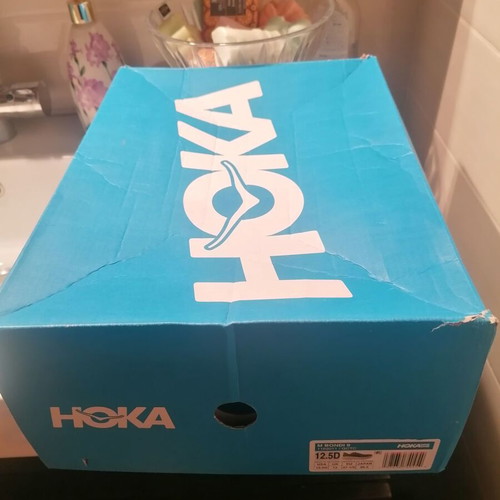 Hoka Bondi 9 GCTC athletic shoes new, size 47