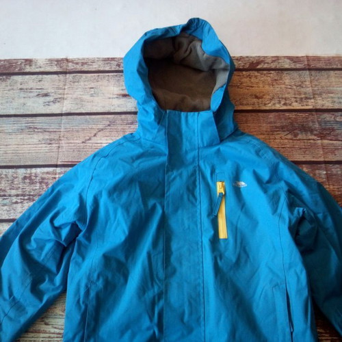 Trespass kids jacket used, size 5/6, blue