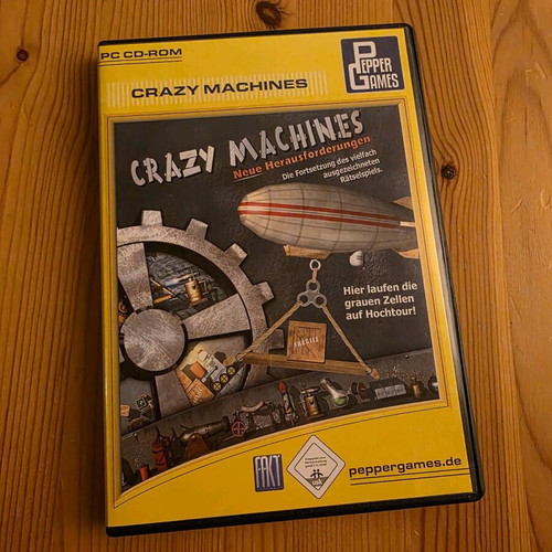 Crazy Machines Neue Herausforderungen PC puzzle game used, German edition