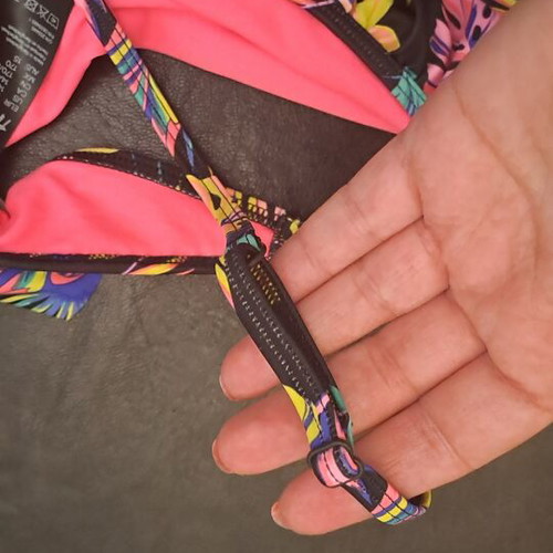 H&M Bikini like new, colorful, adjustable straps, size 14+