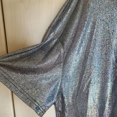 Metallic blouse M-XL